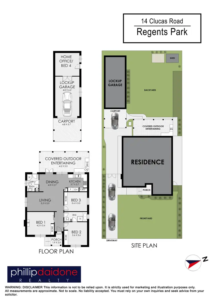 Floorplan of Homely house listing, 14 Clucas Road, Regents Park NSW 2143