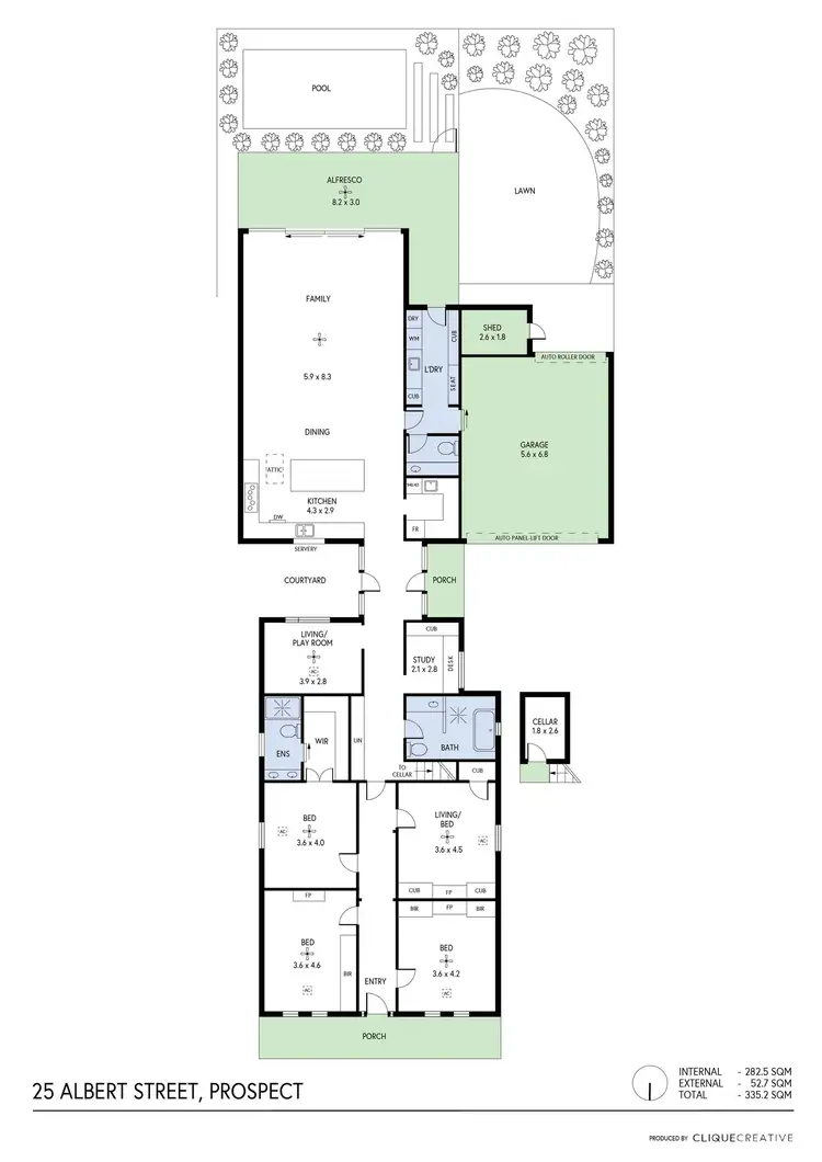 Floorplan of Homely house listing, 25 Albert Street, Prospect SA 5082