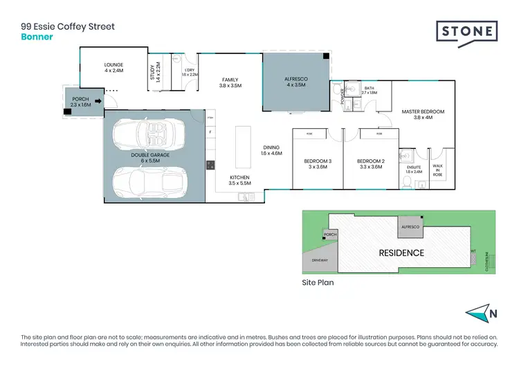 Floorplan of Homely house listing, 99 Essie Coffey Street, Bonner ACT 2914