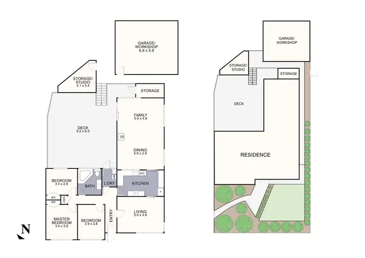 Floorplan of Homely house listing, 12 Bristol Court, Kilsyth VIC 3137