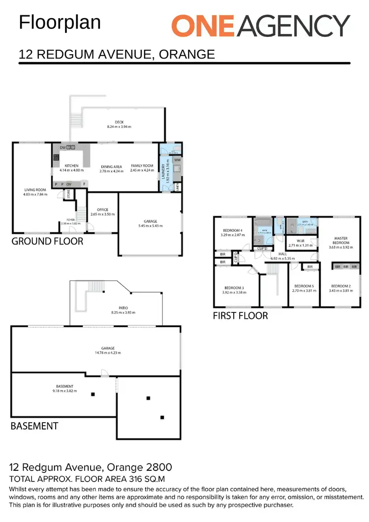 Floorplan of Homely house listing, 12 Redgum Avenue, Orange NSW 2800