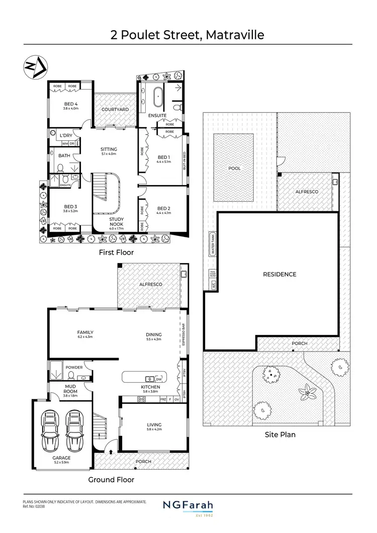 Floorplan of Homely house listing, 2 Poulet Street, Matraville NSW 2036
