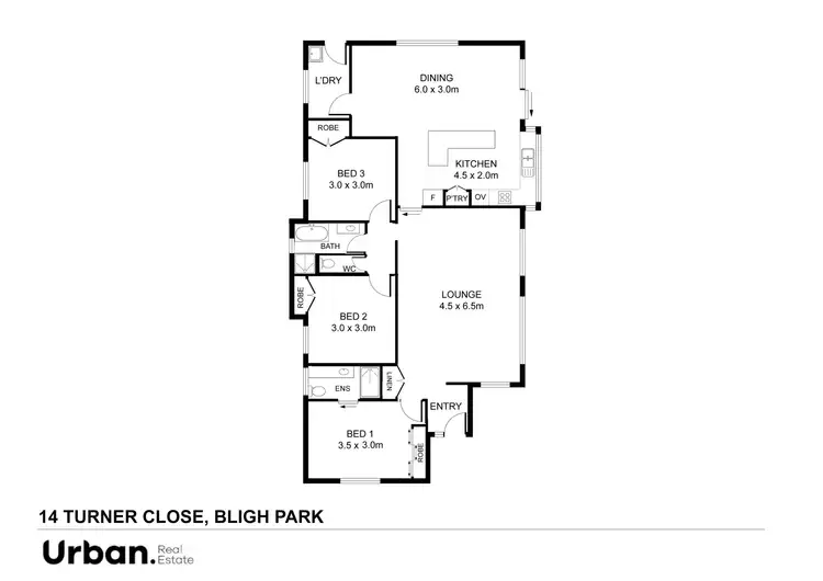 Floorplan of Homely house listing, 14 Turner Close, Bligh Park NSW 2756