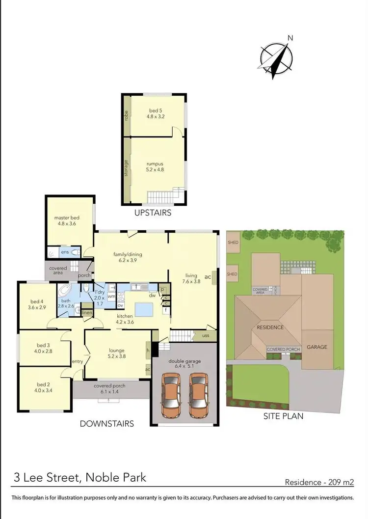 Floorplan of Homely house listing, 3 Lee Street, Noble Park VIC 3174