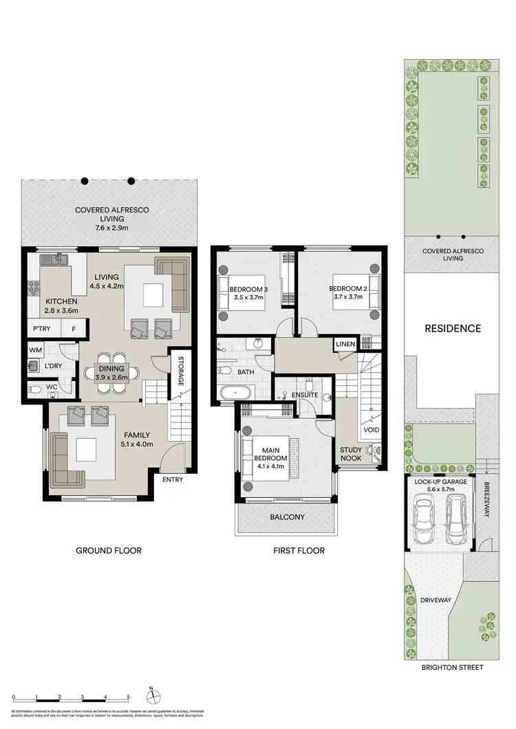 Floorplan of Homely townhouse listing, 9a Brighton Street, Curl Curl NSW 2096