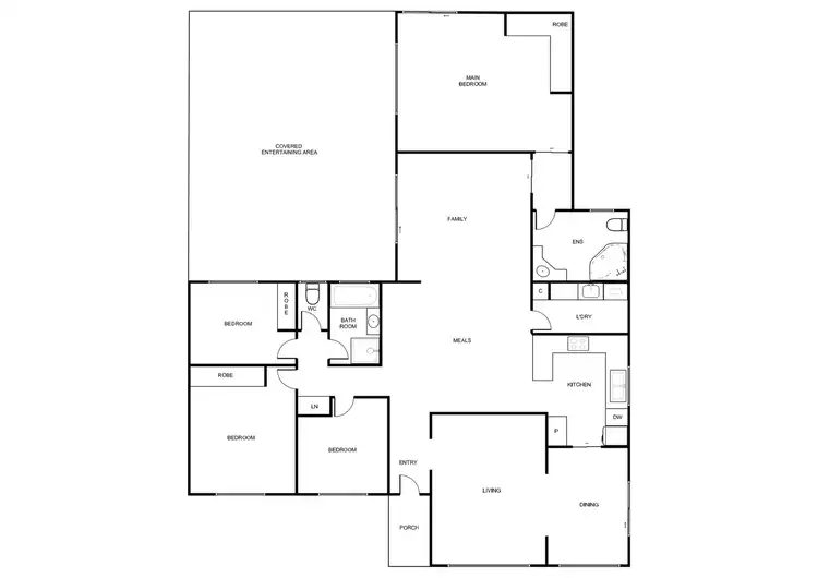 Floorplan of Homely house listing, 3 McBurney Crescent, Richardson ACT 2905