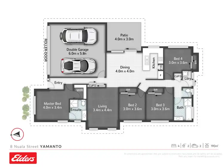 Floorplan of Homely house listing, 8 Nuala Street, Yamanto QLD 4305
