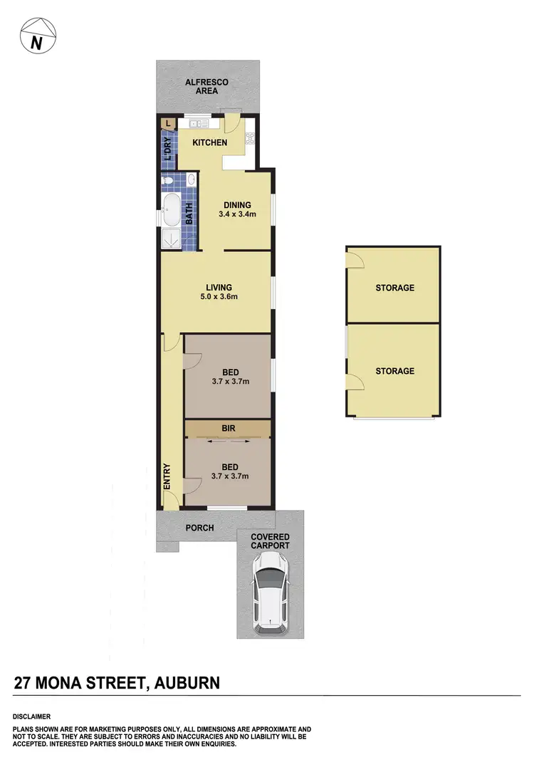 Floorplan of Homely house listing, 27 Mona Street, Auburn NSW 2144