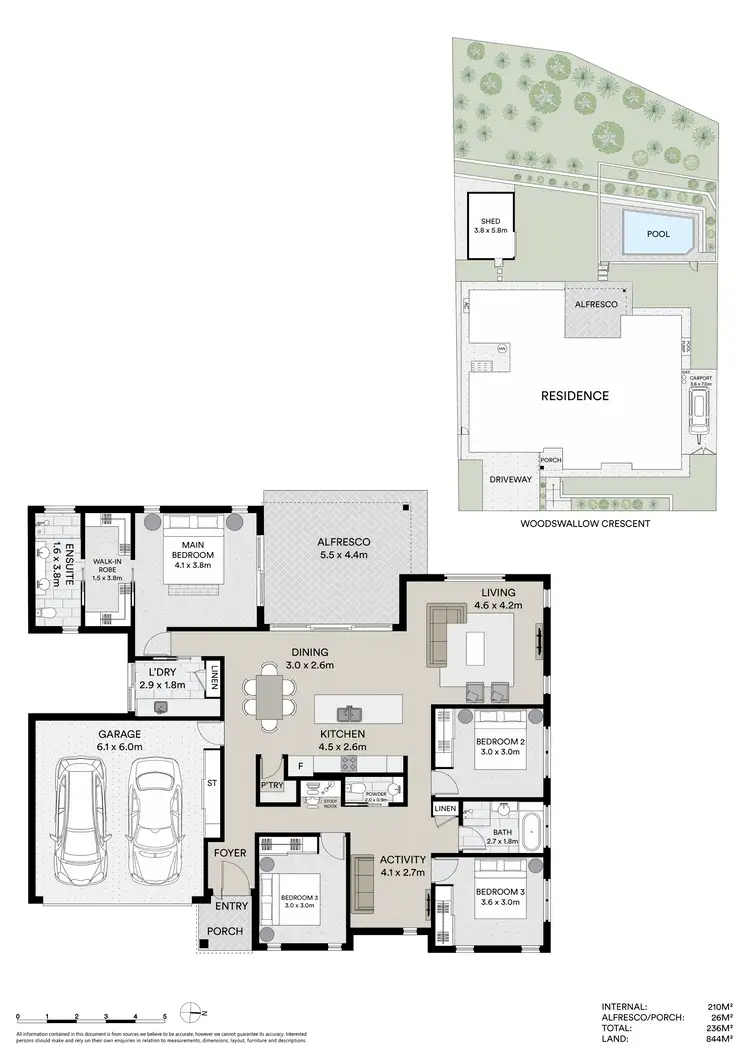 Floorplan of Homely house listing, 6 Woodswallow Crescent, Bli Bli QLD 4560