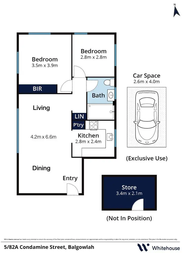 Floorplan of Homely unit listing, 5/82A Condamine Street, Balgowlah NSW 2093
