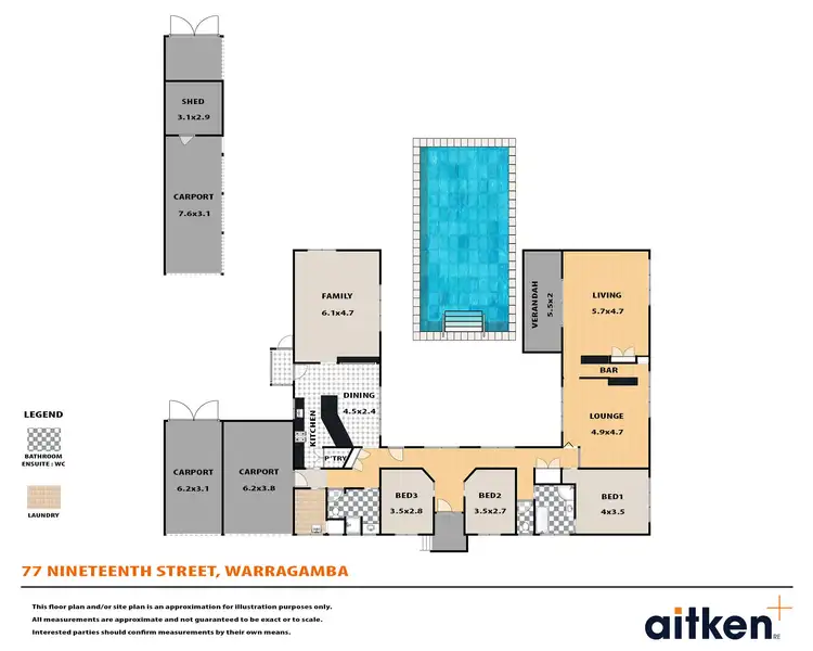 Floorplan of Homely house listing, 77 Nineteenth Street, Warragamba NSW 2752