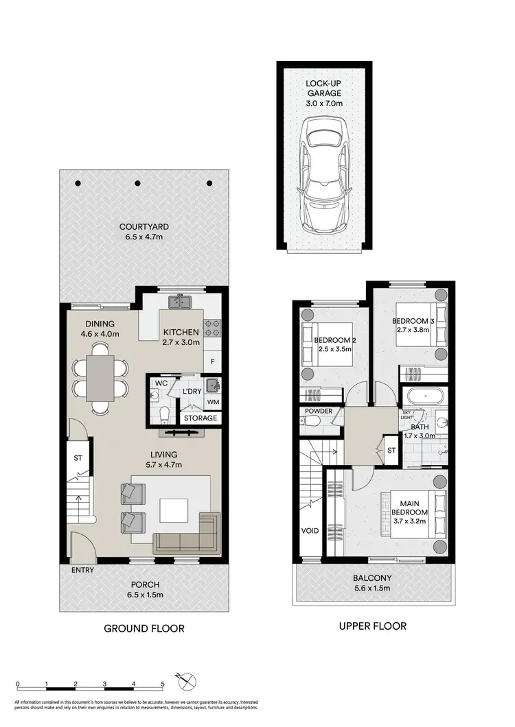 Floorplan of Homely townhouse listing, 2c/44 William Street, Botany NSW 2019