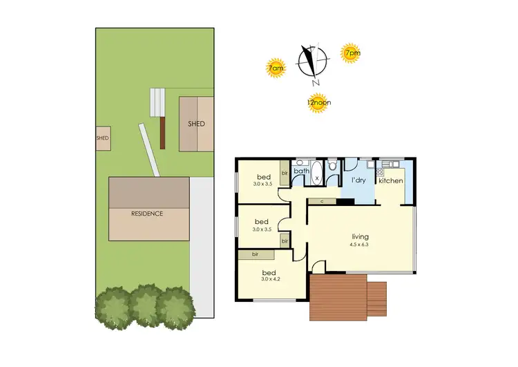 Floorplan of Homely house listing, 68 Forest Drive, Frankston North VIC 3200