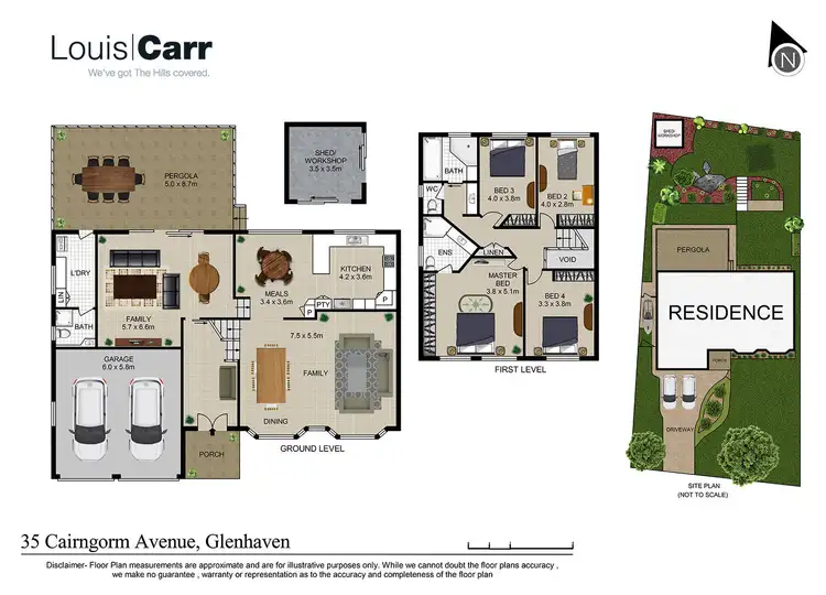 Floorplan of Homely house listing, 35 Cairngorm Avenue, Glenhaven NSW 2156