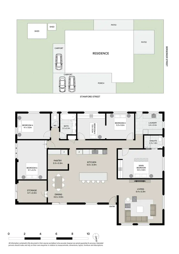 Floorplan of Homely house listing, 122 Stamford Street, Berserker QLD 4701