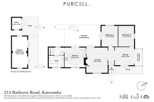 Floorplan of Homely house listing, 214 Bathurst Road, Katoomba NSW 2780