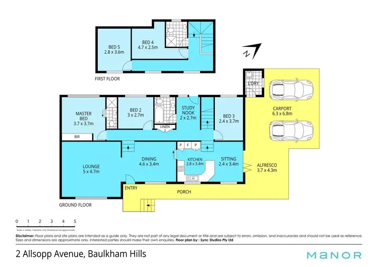 Floorplan of Homely house listing, 2 Allsopp Avenue, Baulkham Hills NSW 2153