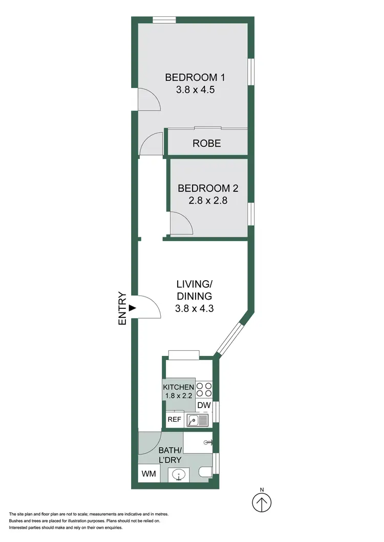 Floorplan of Homely apartment listing, 12/38-40 Kings Cross Road, Potts Point NSW 2011