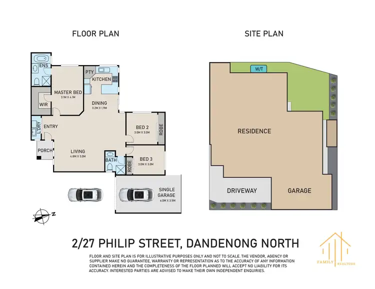 Floorplan of Homely house listing, 2/27 Philip Street, Dandenong North VIC 3175