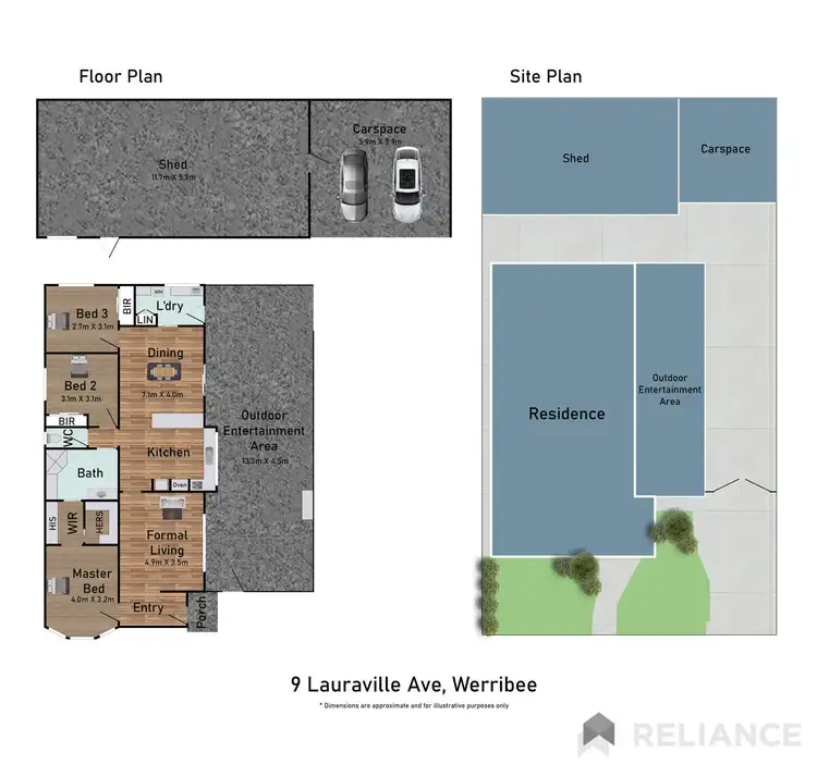 Floorplan of Homely house listing, 9 Lauraville Avenue, Werribee VIC 3030