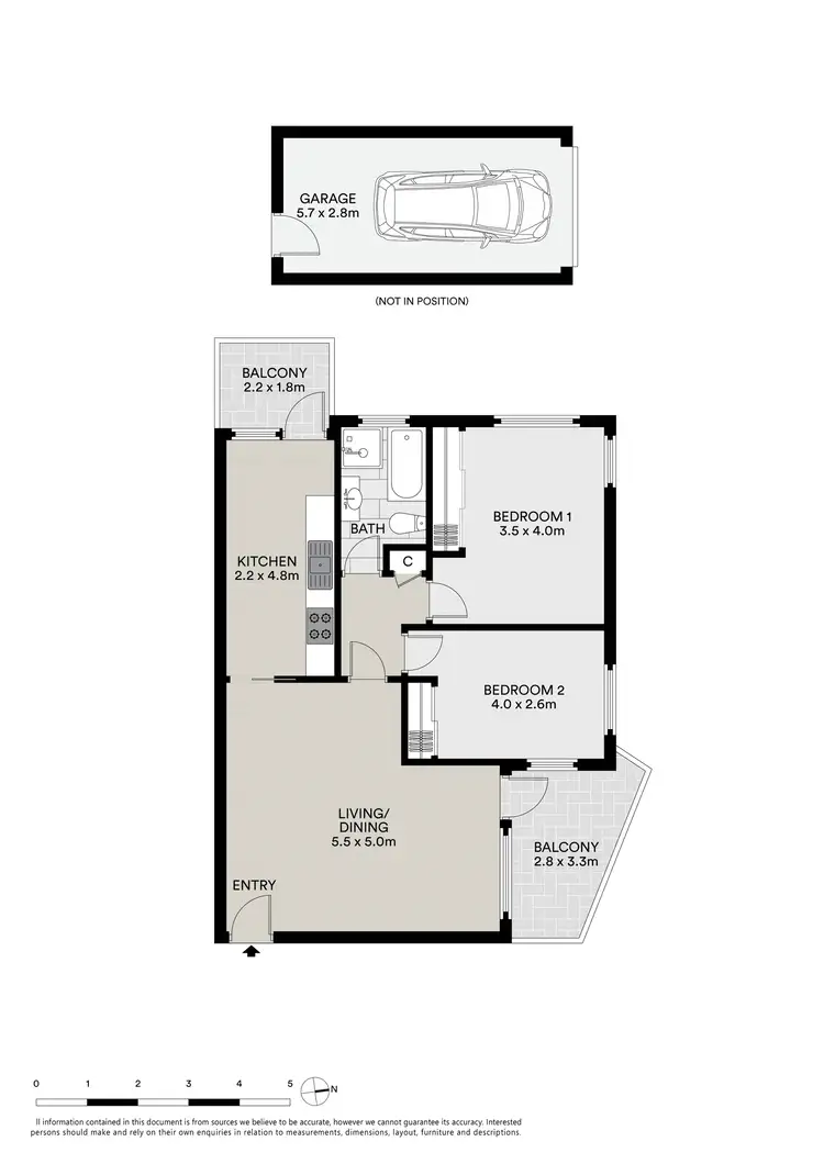 Floorplan of Homely apartment listing, 3/15 Pacific Highway, Wahroonga NSW 2076