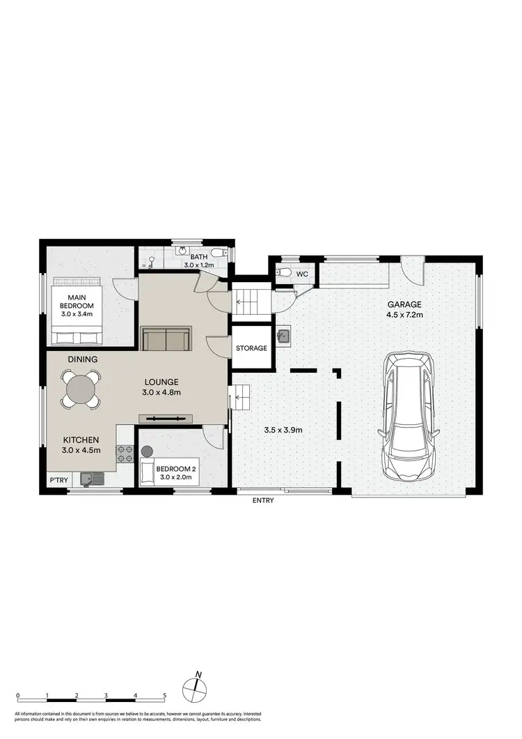 Floorplan of Homely unit listing, 114/64 Newman Street, Woolgoolga NSW 2456