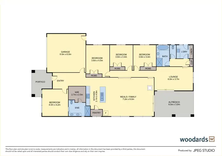 Floorplan of Homely house listing, 3 Coop Drive, Gisborne VIC 3437