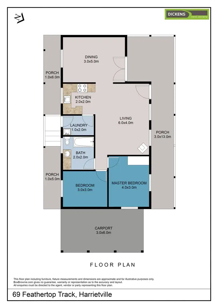Floorplan of Homely house listing, 69 Feathertop Track, Harrietville VIC 3741