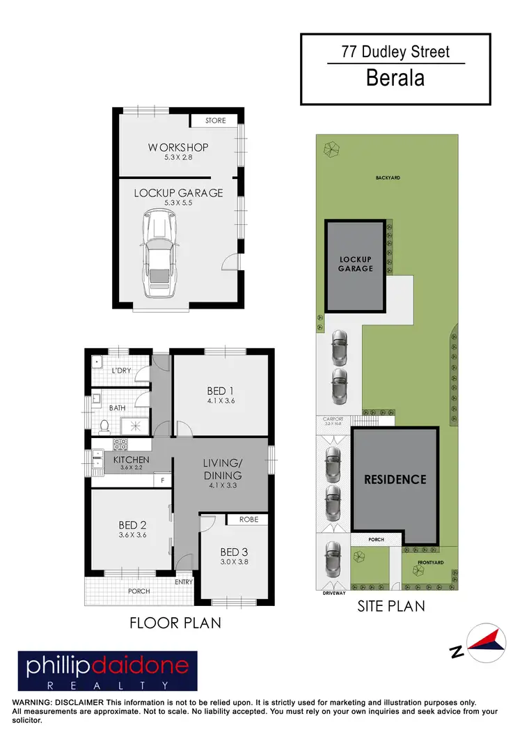 Floorplan of Homely house listing, 77 Dudley Street, Berala NSW 2141