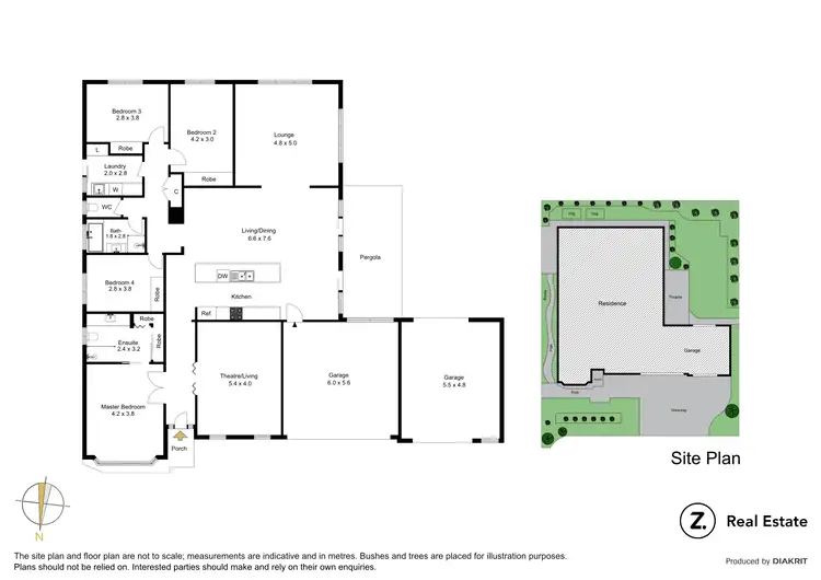 Floorplan of Homely house listing, 4 Cranberry Place, Cranbourne VIC 3977