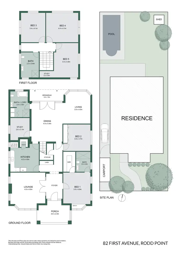 Floorplan of Homely house listing, 82 First Avenue, Rodd Point NSW 2046