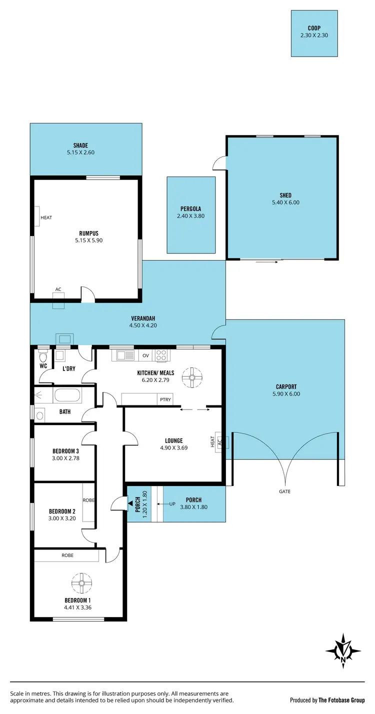 Floorplan of Homely house listing, 28 Castle Street, Reynella SA 5161