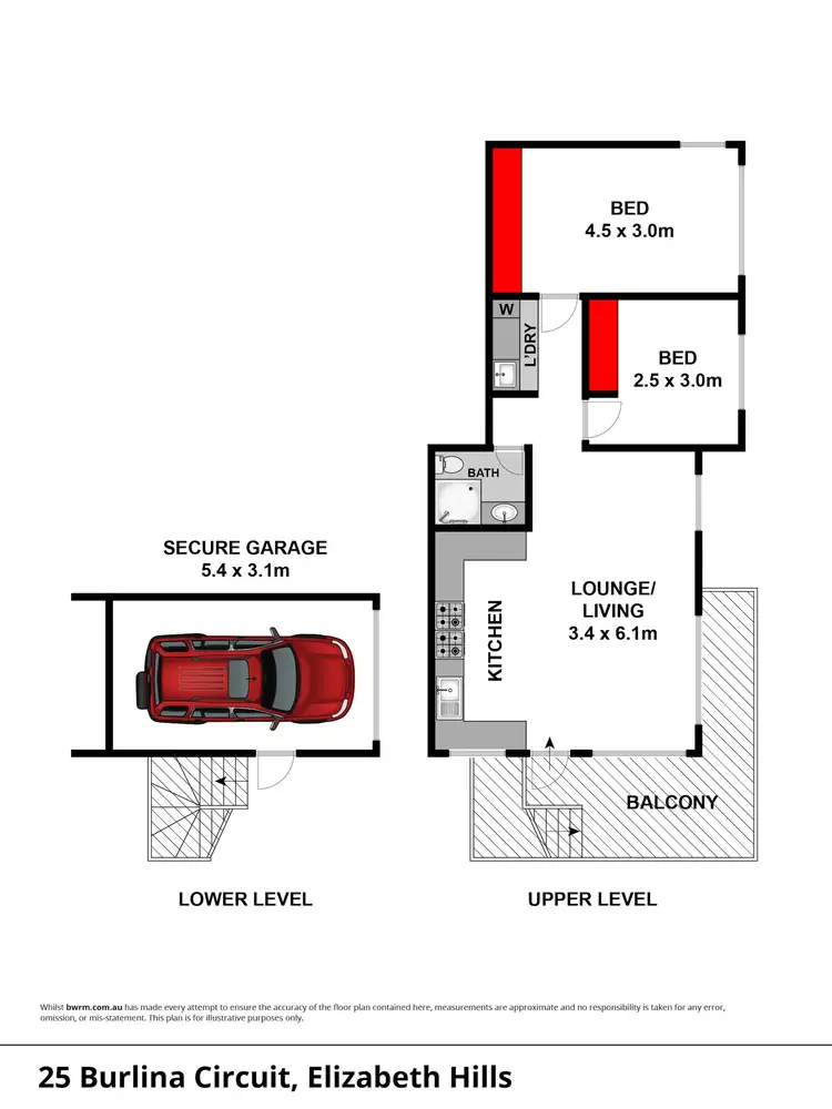 Floorplan of Homely house listing, 25 Burlina Circuit, Elizabeth Hills NSW 2171