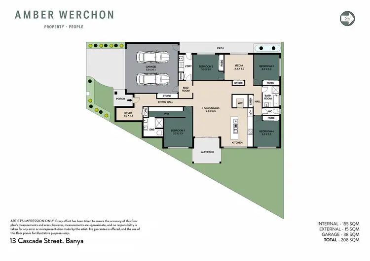 Floorplan of Homely house listing, 13 Cascade Street, Banya QLD 4551