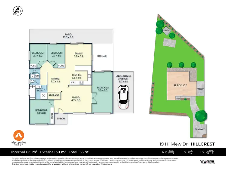 Floorplan of Homely house listing, 19 Hillview Drive, Hillcrest QLD 4118