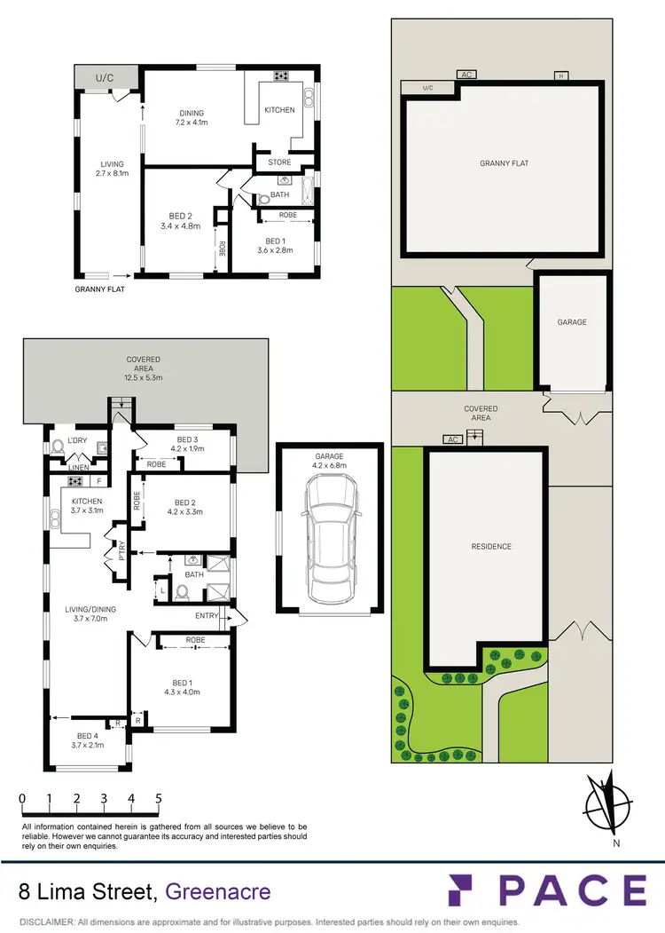 Floorplan of Homely house listing, 8 Lima Street, Greenacre NSW 2190