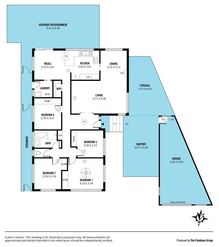 Floorplan of Homely house listing, 9 Lowanna Road, Seaview Downs SA 5049