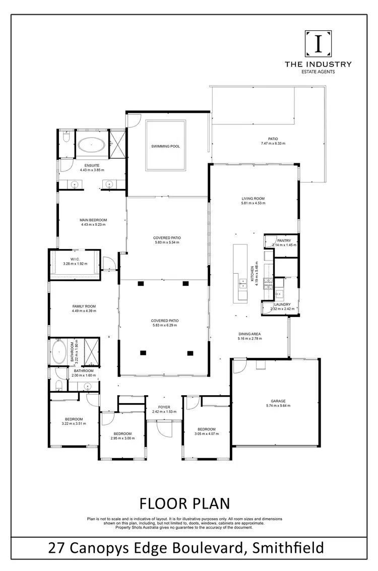 Floorplan of Homely house listing, 27 Canopys Edge Boulevard, Smithfield QLD 4878
