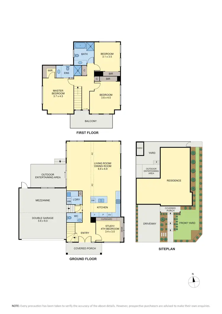Floorplan of Homely house listing, 54 Kernan Street, Strathmore VIC 3041