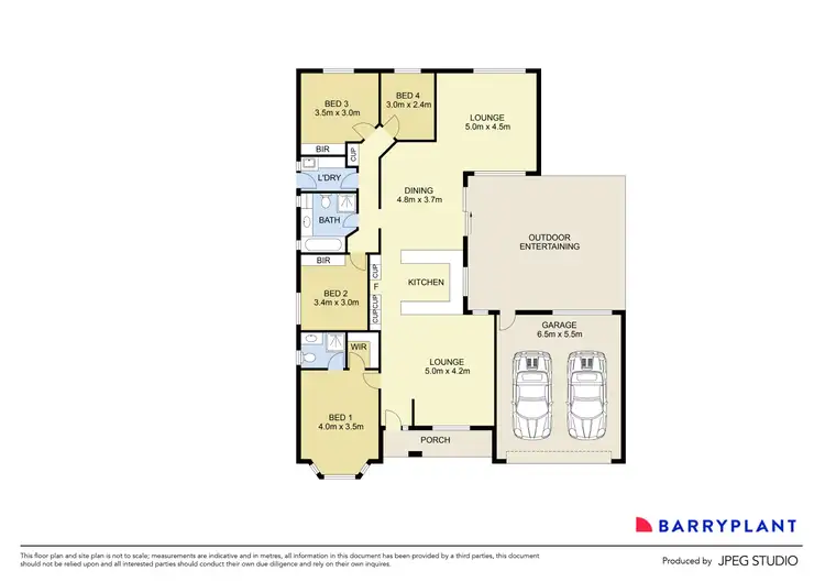 Floorplan of Homely house listing, 59 Timele Drive, Hillside VIC 3037