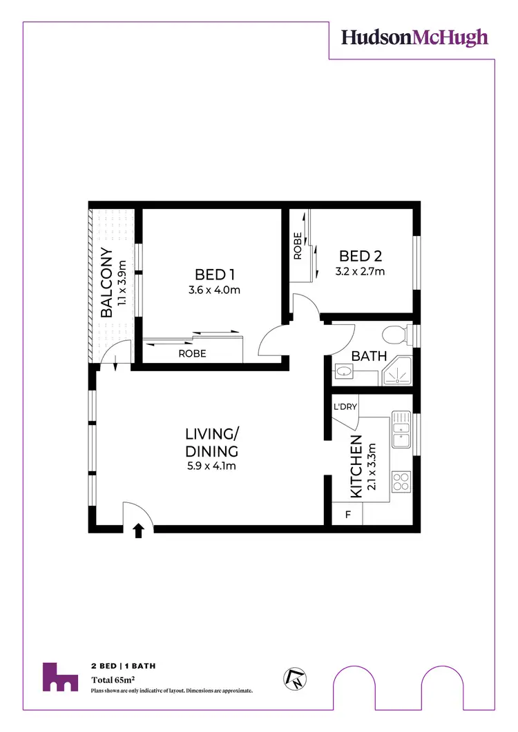 Floorplan of Homely unit listing, 16/12 Webbs Avenue, Ashfield NSW 2131