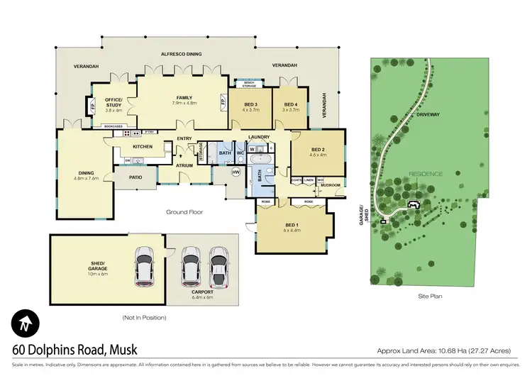 Floorplan of Homely house listing, 60 Dolphins Road, Musk VIC 3461
