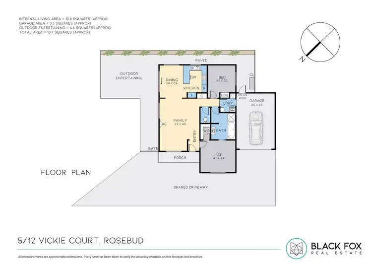 Floorplan of Homely house listing, 5/12 Vickie Court, Rosebud VIC 3939