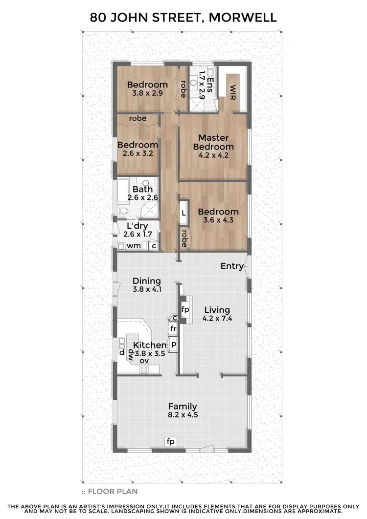 Floorplan of Homely house listing, 80 John Street, Morwell VIC 3840