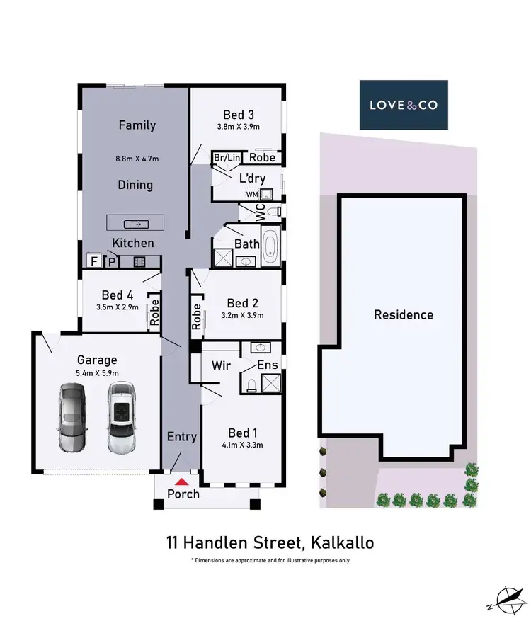Floorplan of Homely house listing, 11 Handlen Street, Kalkallo VIC 3064