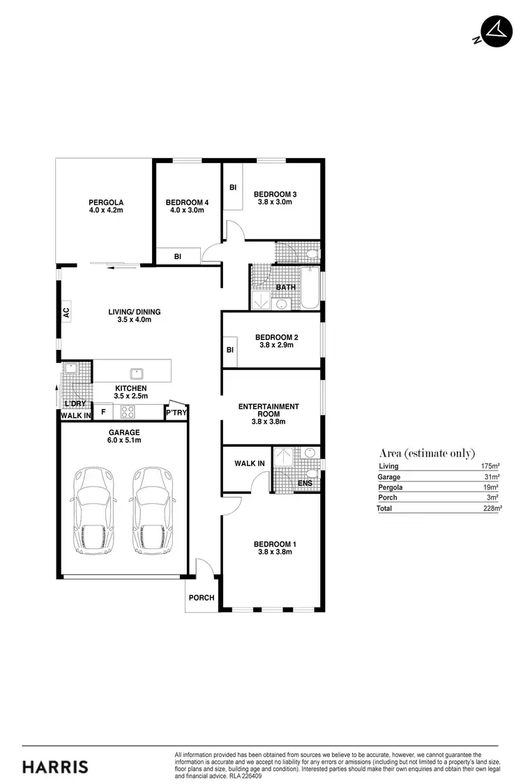 Floorplan of Homely house listing, 5 Cameron Court, Encounter Bay SA 5211