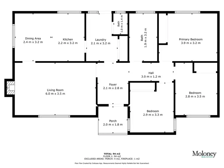 Floorplan of Homely house listing, 5 Dennison Street, Wahgunyah VIC 3687