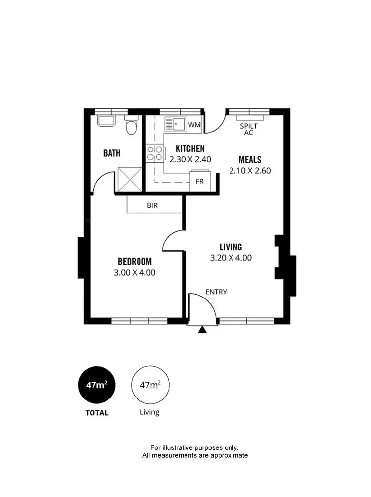 Floorplan of Homely unit listing, 2/521 Cross Road, Plympton SA 5038