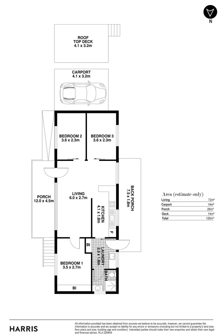 Floorplan of Homely house listing, 13 Harpoon Avenue, Encounter Bay SA 5211