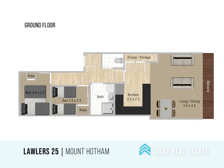 Floorplan of Homely apartment listing, 25 Lawler's, Mount Hotham VIC 3741